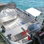 Railblaza Fillet Table II mounted on an gunwale