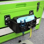 Railblaza TackleCaddy Console Mount in schwarz kombiniert mit Universal Montagefüßen zur Aufnahme am StarPort HD