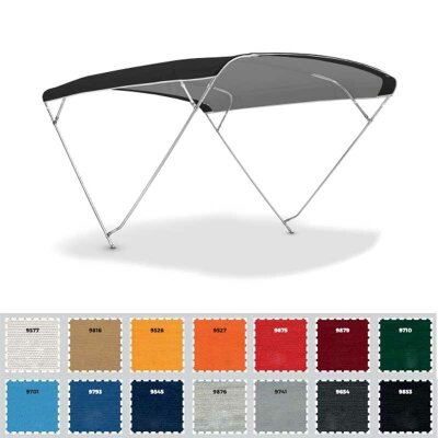 Bimini top / capota de proteção solar modelo "SPORT PLUS" - Bimini top / capota de proteção solar modelo "SPORT PLUS" com 3 ou 4 arcos