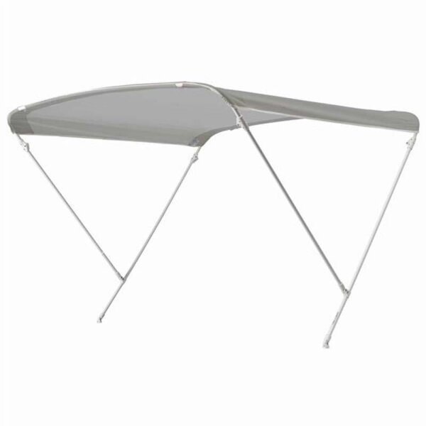 Bimini-Top ELEGANCE with 2 arches / height 140 cm - width 170 cm grey