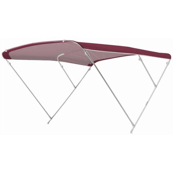 Capota Bimini / Capota solar ELEGANCE com 3 arcos / Altura 115 cm - Largura 150 cm vermelho