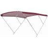 Capota Bimini / Capota solar ELEGANCE com 3 arcos / Altura 115 cm - Largura 150 cm vermelho