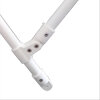 Capota Bimini / Capota solar ELEGANCE com 3 arcos / Altura 140 cm - Largura 150 cm cinzento