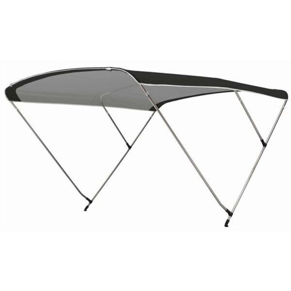 Capota Bimini / Capota SPORT com 3 arcos / Altura 140 cm - Largura 185 cm preto