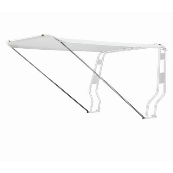 Capota Bimini / Capota solar JOLLY para suporte de equipamentos / Barra de proteção "GOMMONE" Largura 155 cm - branco
