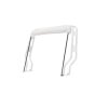 Capota Bimini / Capota solar JOLLY para suporte de equipamentos / Barra de proteção "GOMMONE" Largura 155 cm - branco