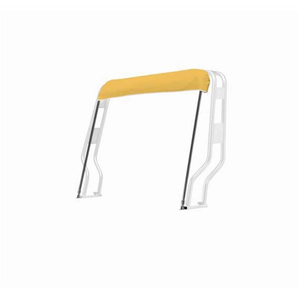 Capota Bimini / Capota solar JOLLY para suporte de equipamentos / Barra de proteção "GOMMONE" Largura 155 cm - amarelo