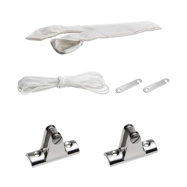 Bimini-Top UNIVERSAL for roll bar "BARCA" width 170 cm - silver