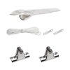 Bimini-Top UNIVERSAL for roll bar "BARCA" width 170 cm - silver