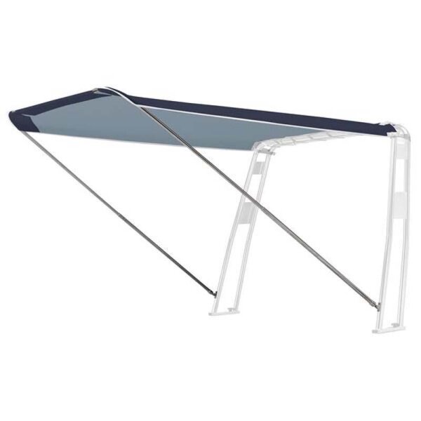 Capota Bimini / Capota solar UNIVERSAL para suporte de equipamentos / Barra de proteção "BARCA" Largura 215 cm - azul