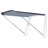 Capota Bimini / Capota solar UNIVERSAL para suporte de equipamentos / Barra de proteção "BARCA" Largura 215 cm - azul