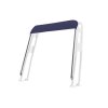 Capota Bimini / Capota solar UNIVERSAL para suporte de equipamentos / Barra de proteção "BARCA" Largura 215 cm - azul