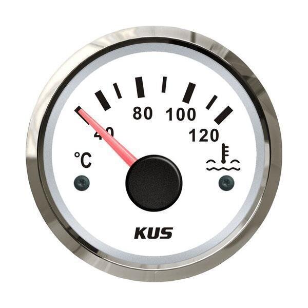 KUS Indicador de temperatura para água de refrigeração do motor - branco