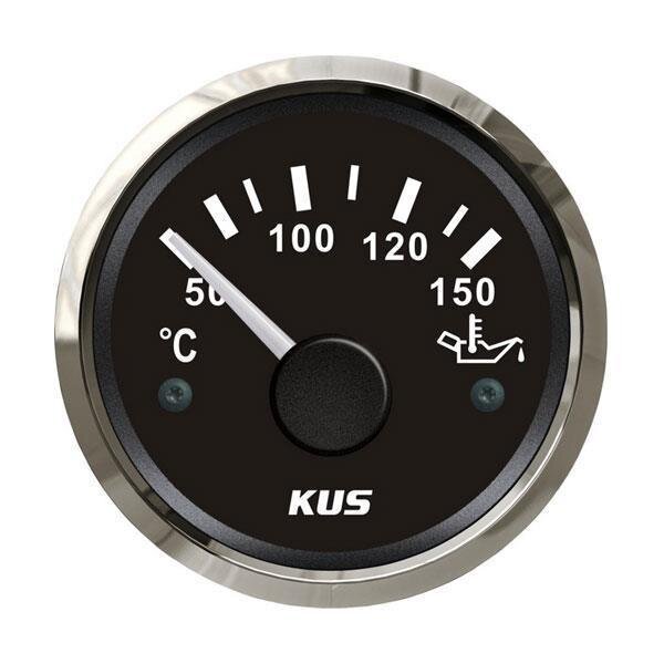 KUS oil temperatur gauge - black