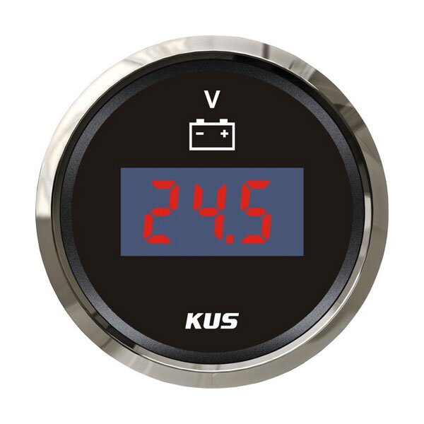 Voltímetro KUS (digital) - preto