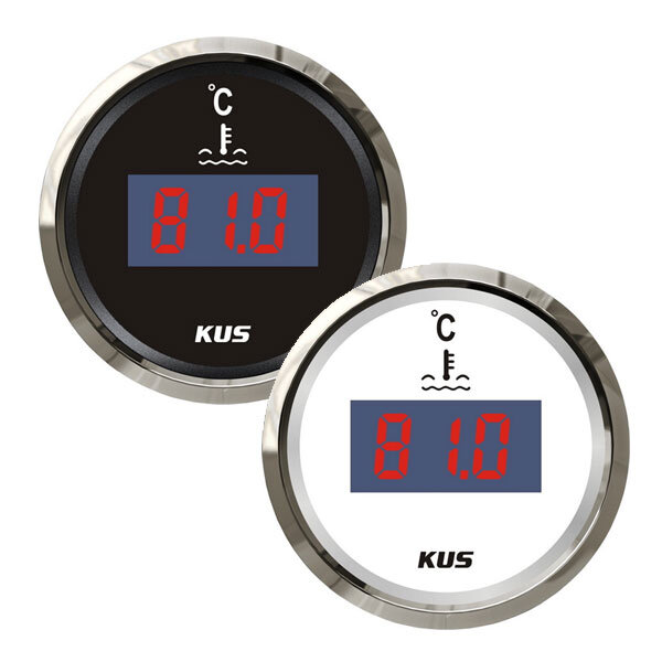 KUS Indicador de temperatura para água de refrigeração do motor (digital)