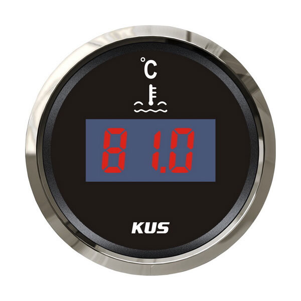 KUS Indicador de temperatura para água de refrigeração do motor (digital)