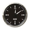 KUS Analog Quartz Clock / Dashboard Clock - Black
