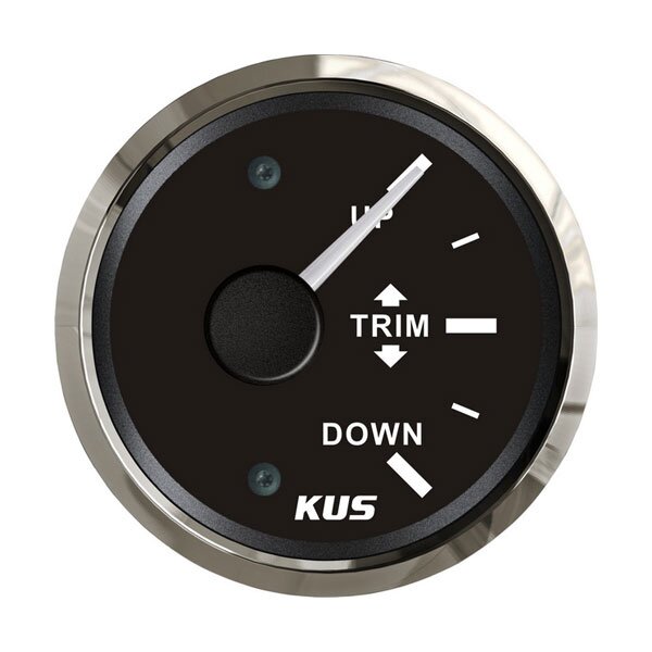Indicador KUS Trim (vertical) 0-190 ohms - preto