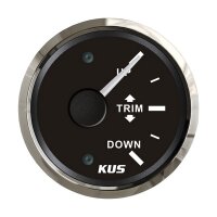 Indicador KUS Trim (vertical) 0-190 ohms - preto