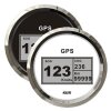 Velocímetro digital KUS GPS com indicação de rumo, velocidade e distância percorrida