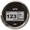 Velocímetro digital KUS GPS com indicação de rumo, velocidade e distância percorrida