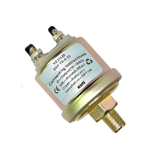Sensor/transdutor KUS para indicação da pressão do óleo - 0-10 bar / 10-184 ohms