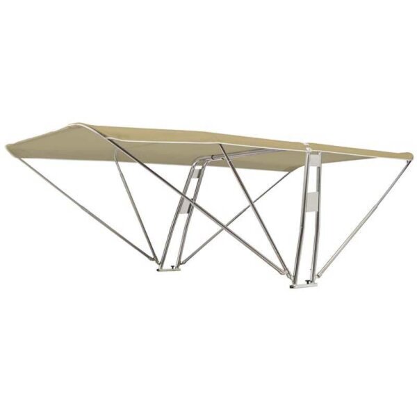 Bimini-Top SUPERIOR with roll bar BARCA - width 200 cm / height 130 cm - Dune (5026)