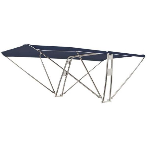 Capota Bimini / Capota SUPERIOR com suporte para equipamentos BARCA  - Largura 245 cm / Altura 130 cm - Captain Navy (5057)