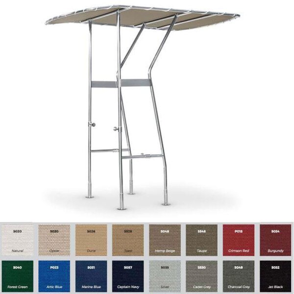 T-Top / Capota para barcos de pesca / Console central - Taupe (5548)