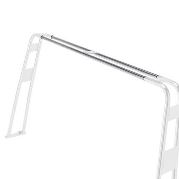 Inserção de um tubo central desviado no suporte do equipamento