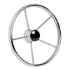 5-spoke steering wheel - stainless steel (&Oslash; 380 mm)