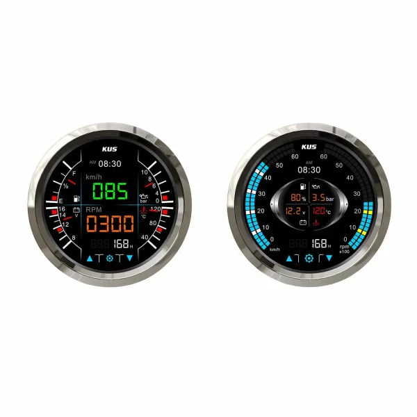 KUS Instrumento/visor LCD NMEA 2000 multifuncional KMG-42T
